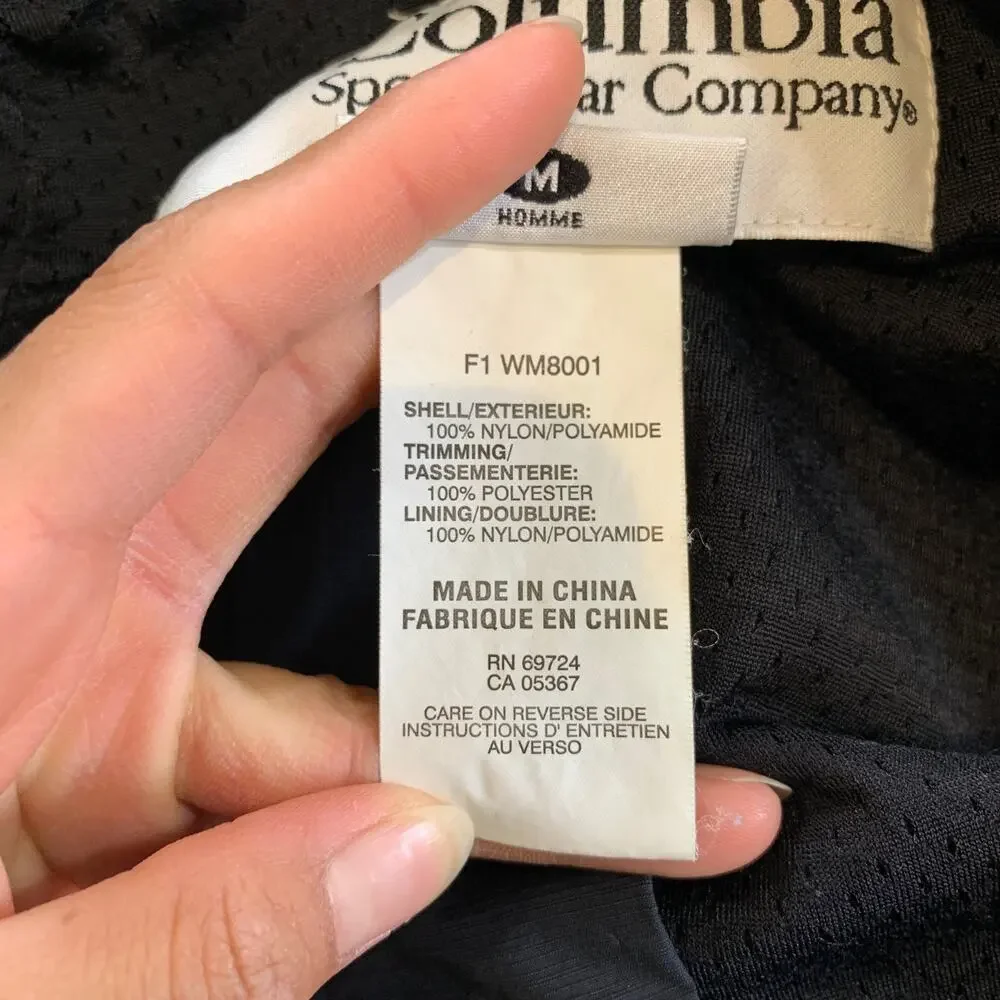 Columbia Snowboarding Pants Mens M Medium Black Nylon Inner Lined Ski Snow